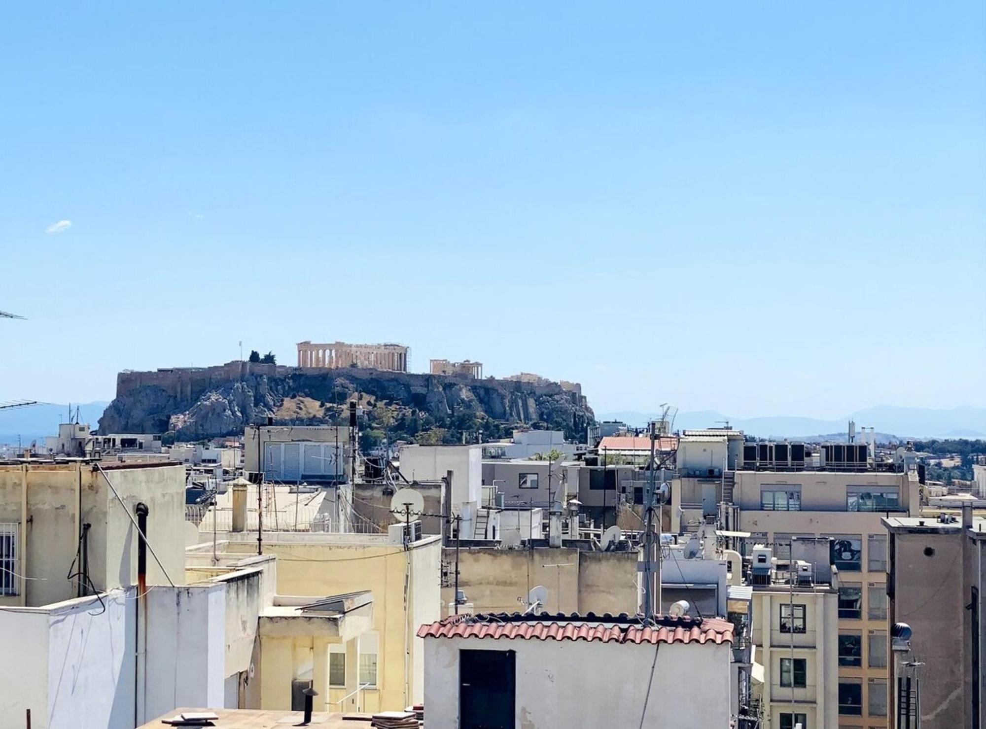 Apartamento 200Mbps Wifi - Penthouse With Acropolis View Atenas Exterior foto